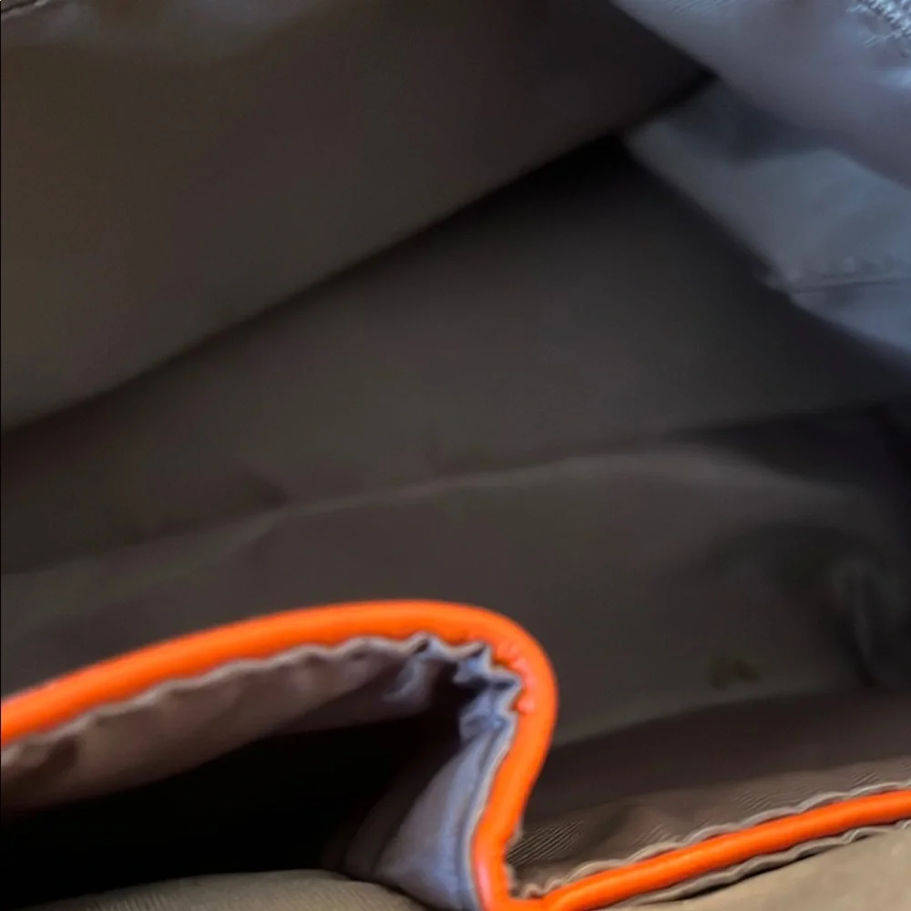 Elegant Orange Floral Women's Bag - Picture 5 of 10